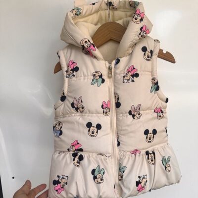 chaqueta infantil minnie & mickey premium: magia clásica y estilo urbano 🧸✨