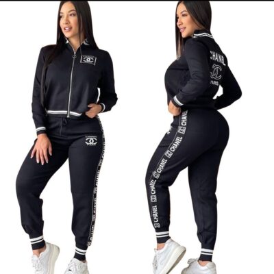 conjunto chanel premium: sofisticación de lujo y distinción urbana 🖤✨🧸