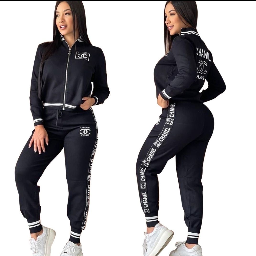 conjunto chanel premium: sofisticación de lujo y distinción urbana 🖤✨🧸 conjunto chanel premium: sofisticación de lujo y distinción urbana 🖤✨🧸