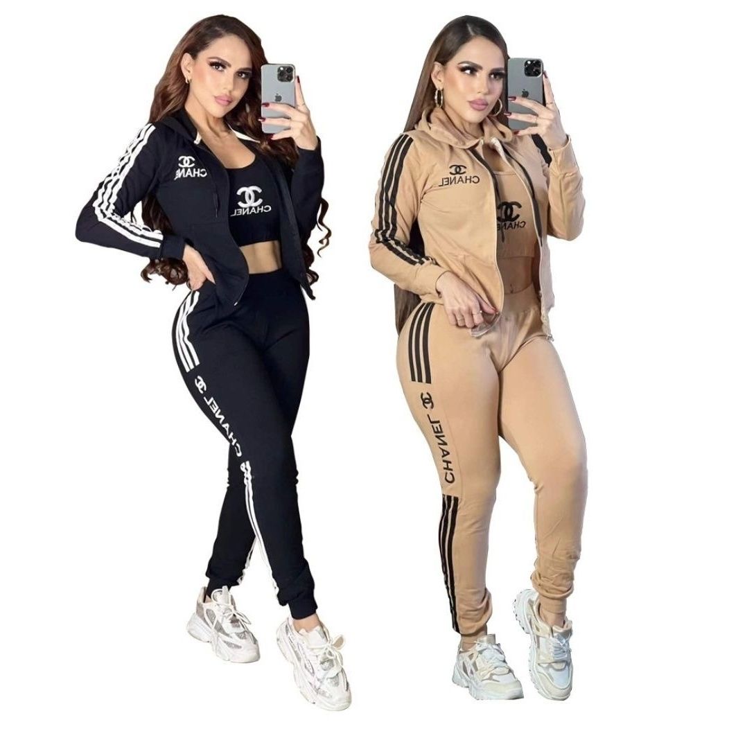 conjunto chanel premium: sofisticación de lujo y distinción urbana 🖤✨🧸 conjunto chanel premium: sofisticación de lujo y distinción urbana 🖤✨🧸