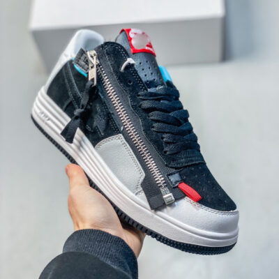 zapatillas con cremallera de alta calidad, air force 1 deconstruidas