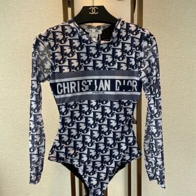 body de malla christian dior: sofisticación y alta costura en una sola pieza 💙✨