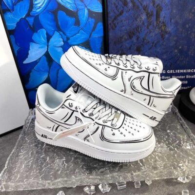 👟✏️ zapatillas urbanas estilo cómic / sketch: ¡diseño Único, creativo y vanguardista! 🖤✨