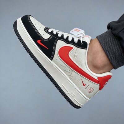 👟🔥 zapatillas nike air force 1 low "deconstruct / custom": estilo exclusivo y máxima tendencia 🔴⚫⚪