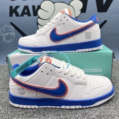 👟🔵 zapatillas nike dunk low "white, blue and orange": estilo urbano, versatilidad y máxima tendencia ✨👟