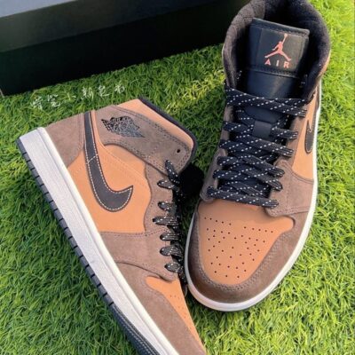 👟🔥 zapatillas air jordan 1 mid "brown & black suede": estilo exclusivo y máxima tendencia 🤎🖤🤍