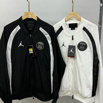 chaqueta cortavientos jordan x paris saint germain (psg): estilo urbano de Élite 🧸✨